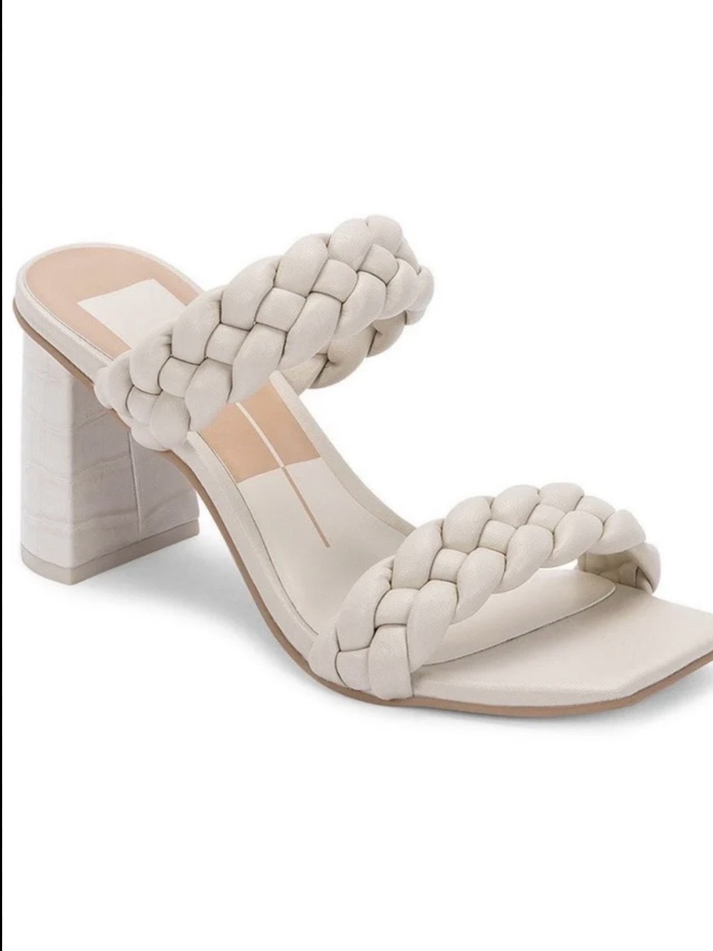 Dolce Vita Women's Paily Braided Double Strap High Heel City Sandals NWOT